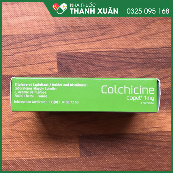 Thuốc Colchicine Capel 1mg - giải pháp cho người bị Gout.